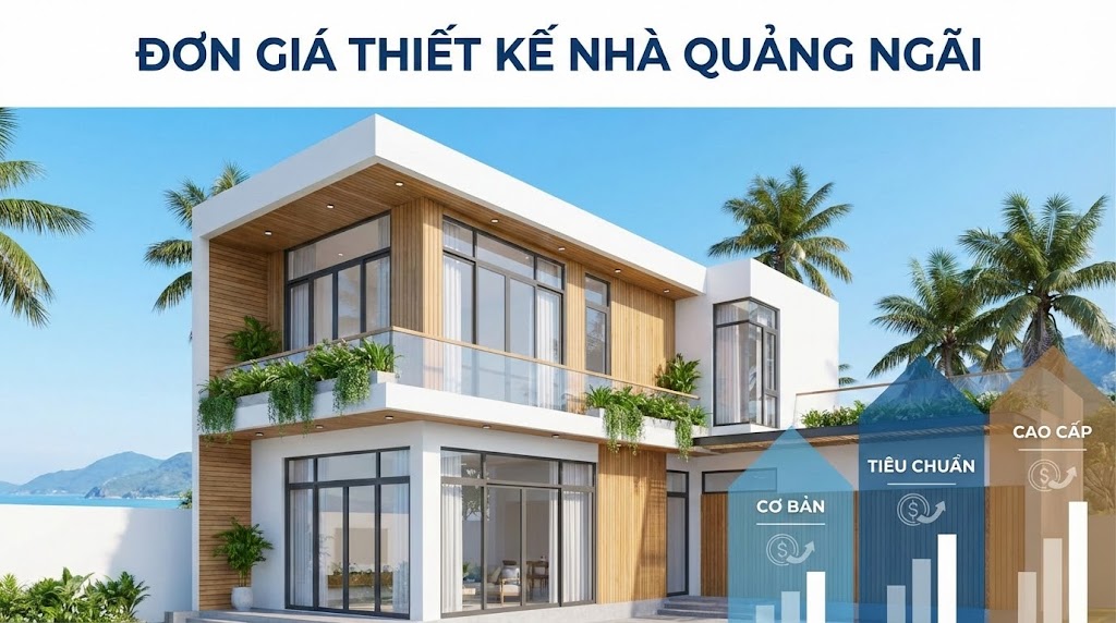 Đơn giá thiết kế nhà Quảng Ngãi